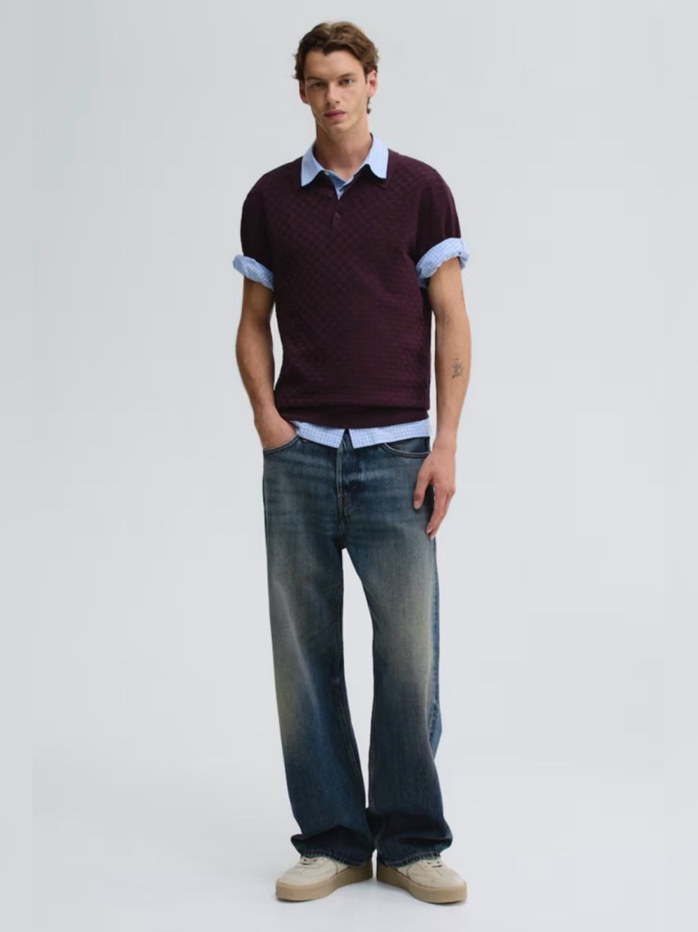 🌙 B58 H&M Men’s loose fitting jeans